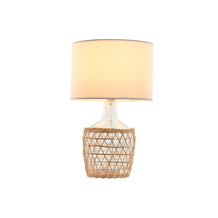 Lampă de masă Home ESPRIT Alb Maro Geam Въже 220 W 60 V 28 x 28 x 45 cm (2 Unități)