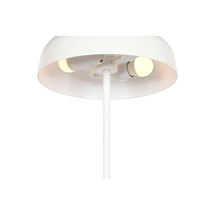 Lampă cu Picior Home ESPRIT Alb Metal 50 W 220 V 30 x 30 x 150 cm