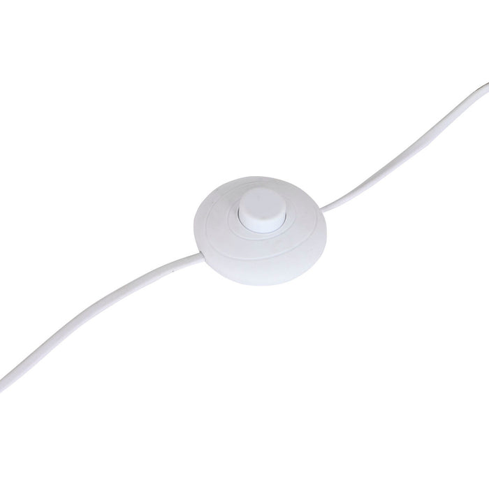 Lampă cu Picior Home ESPRIT Alb Metal 50 W 220 V 30 x 30 x 150 cm