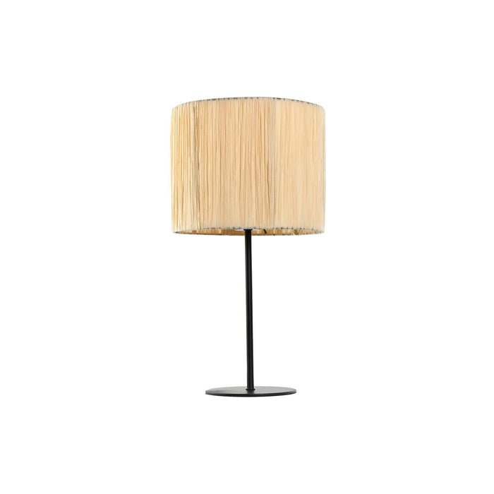Lampă de masă Home ESPRIT Maro Negru Rafie Fier 50 W 220 V 25 x 25 x 47 cm
