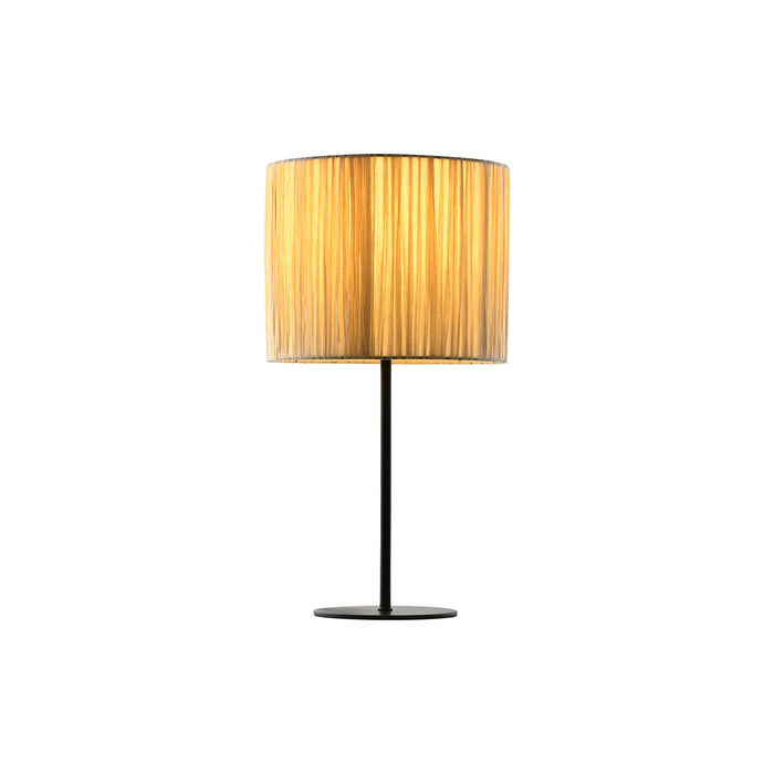 Lampă de masă Home ESPRIT Maro Negru Rafie Fier 50 W 220 V 25 x 25 x 47 cm