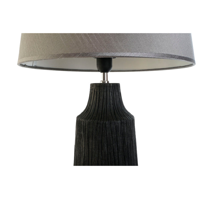 Lampă de masă Home ESPRIT Negru Gri Rășină 50 W 220 V 40 x 40 x 70 cm (2 Unități)