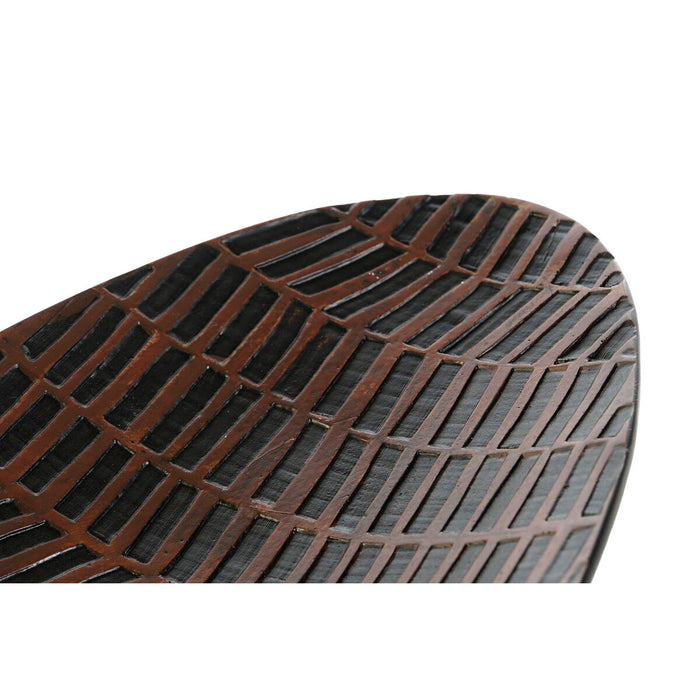 Decorațiune pentru Centrul Mesei Home ESPRIT Maro Negru Colonial 48 x 16 x 5 cm