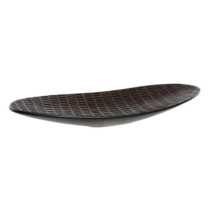 Decorațiune pentru Centrul Mesei Home ESPRIT Maro Negru Colonial 48 x 16 x 5 cm
