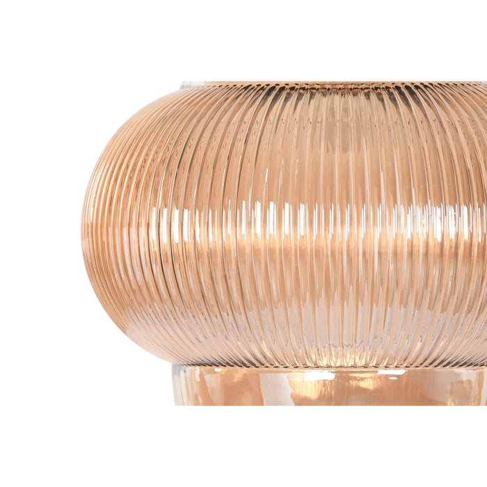 Lustră Home ESPRIT Chihlimbar Geam 50 W 30 x 30 x 30 cm