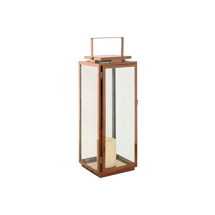 Lucerna Home ESPRIT Auriu* Metal Geam Modern 20 x 20 x 55 cm (2 Piese)