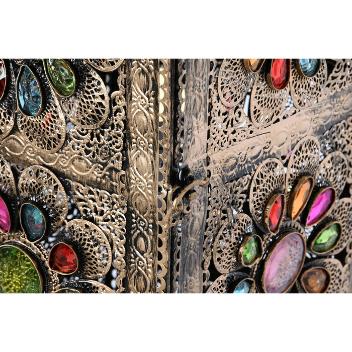 Lampă cu Picior Home ESPRIT Multicolor Auriu* Metal 50 W 220 V 24 x 24 x 110 cm