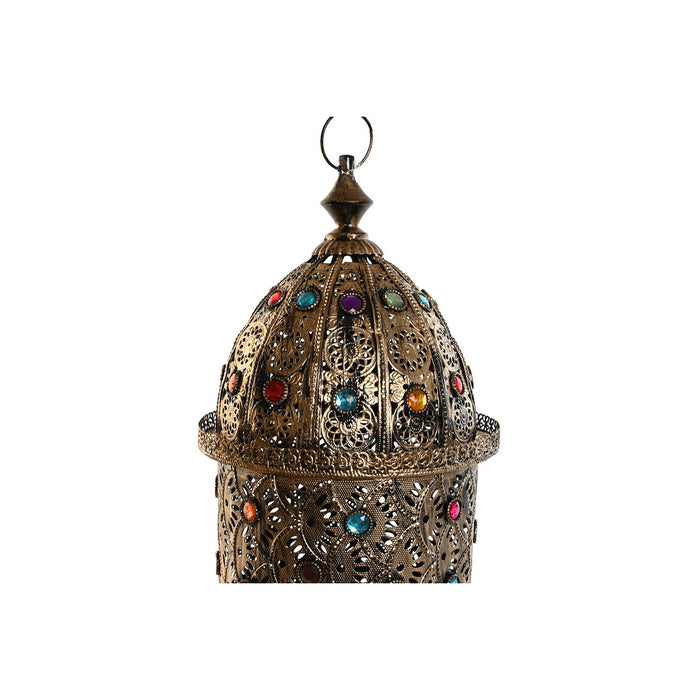 Lampă de masă Home ESPRIT Multicolor Auriu* Metal 50 W 220 V 25 x 25 x 55 cm (2 Unități)