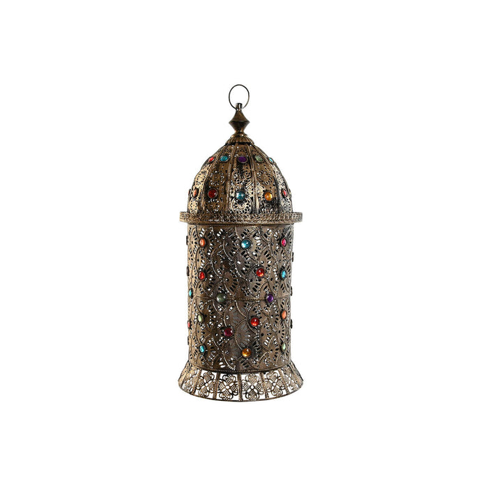 Lampă de masă Home ESPRIT Multicolor Auriu* Metal 50 W 220 V 25 x 25 x 55 cm (2 Unități)
