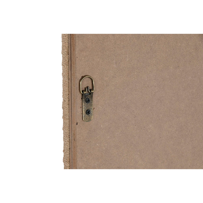 Oglindă de perete Home ESPRIT Natural Въже Lemn MDF Bali 60 x 4 x 120 cm