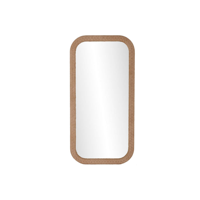 Oglindă de perete Home ESPRIT Natural Въже Lemn MDF Bali 60 x 4 x 120 cm