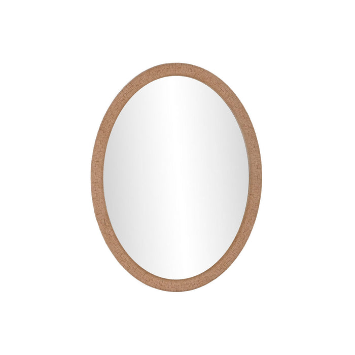 Oglindă de perete Home ESPRIT Natural Въже Lemn MDF Bali 60 x 4 x 80 cm