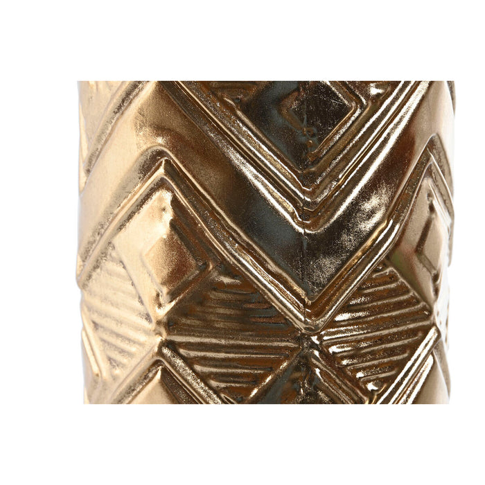 Vază Home ESPRIT Auriu* Metal 14 x 14 x 91 cm