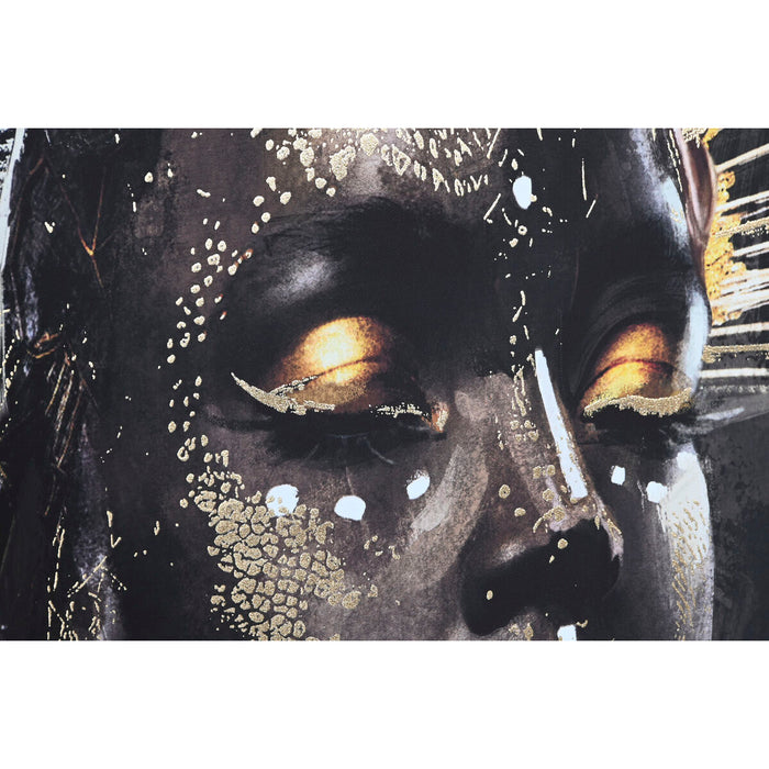 Tablou Home ESPRIT Colonial Africană 80 x 3,5 x 120 cm (2 Unități)