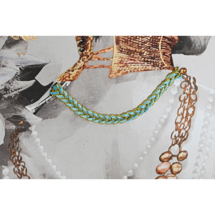 Tablou Home ESPRIT Femeie 80 x 3,5 x 120 cm (2 Unități)