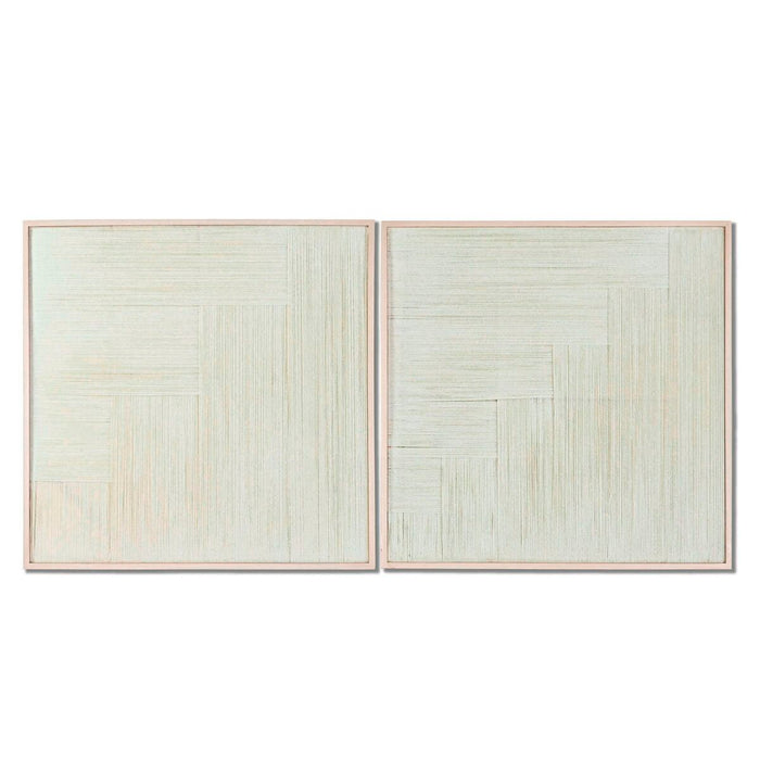 Pânză Home ESPRIT Modern 80 x 3 x 80 cm (2 Unități)