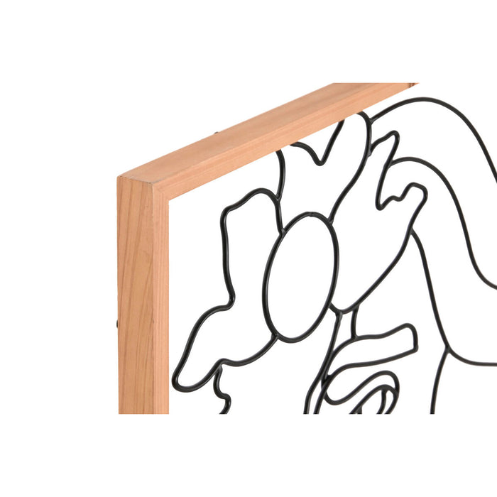 Pânză Home ESPRIT Femeie Scandinav 60 x 2,5 x 80 cm (2 Unități)