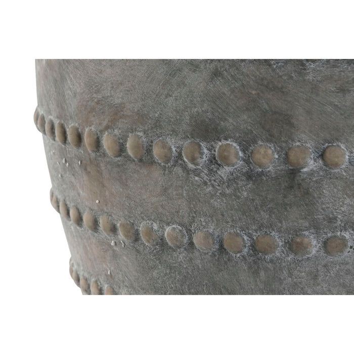 Vază Home ESPRIT Gri deschis Teracotă Oriental 40,5 x 40,5 x 48 cm