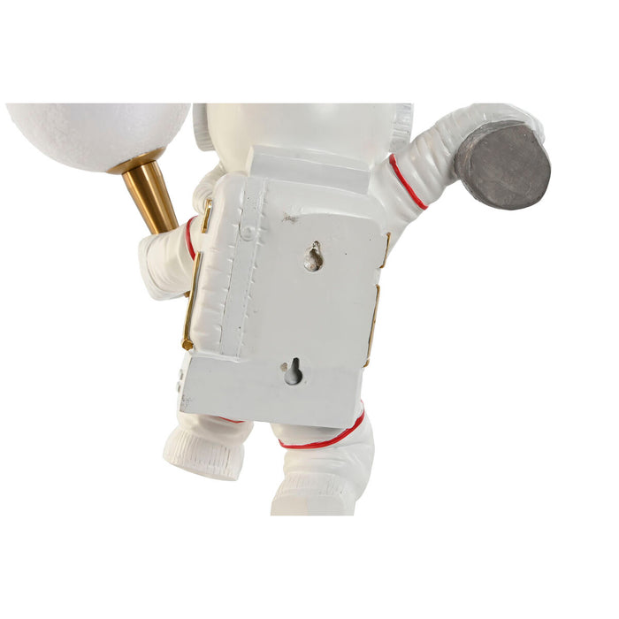 Lampă de Perete Home ESPRIT Alb Auriu* Metal Rășină Modern Astronaut / Astronaută 26 x 21,6 x 33 cm