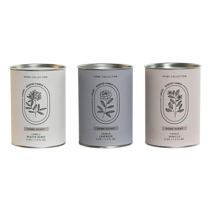 Lumânare Home ESPRIT Urban 210 g (3 Unități)