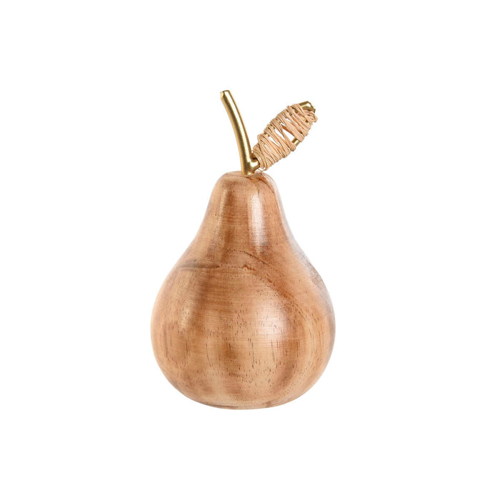 Figură Decorativă Home ESPRIT Auriu* Natural Colonial Pară 9 x 9 x 15 cm