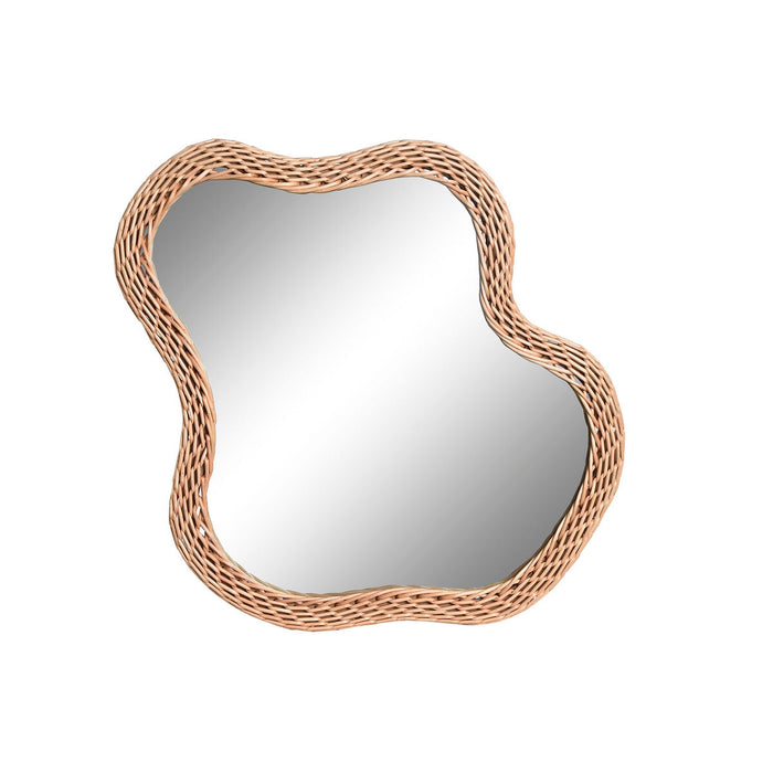 Oglindă de perete Home ESPRIT Natural Lemn Ratan Oglindă Bali 49 x 3 x 60 cm