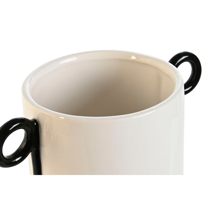 Vază Home ESPRIT Bicolor Ceramică Modern 21 x 13 x 18 cm (12 Unități)