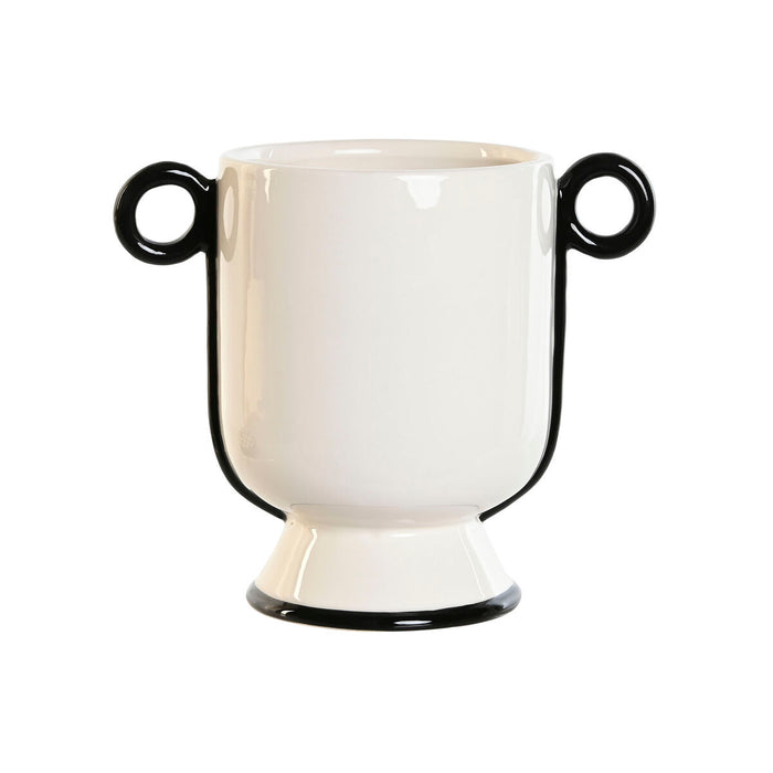 Vază Home ESPRIT Bicolor Ceramică Modern 21 x 13 x 18 cm (12 Unități)