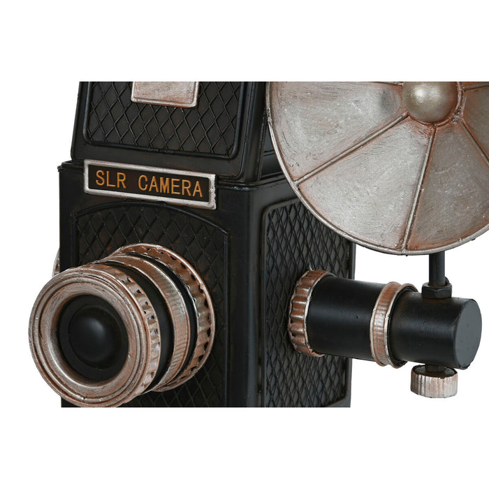 Figură Decorativă Home ESPRIT Negru Argintiu Cameră Vintage 26 x 16 x 24 cm