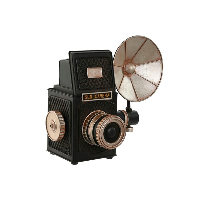 Figură Decorativă Home ESPRIT Negru Argintiu Cameră Vintage 26 x 16 x 24 cm