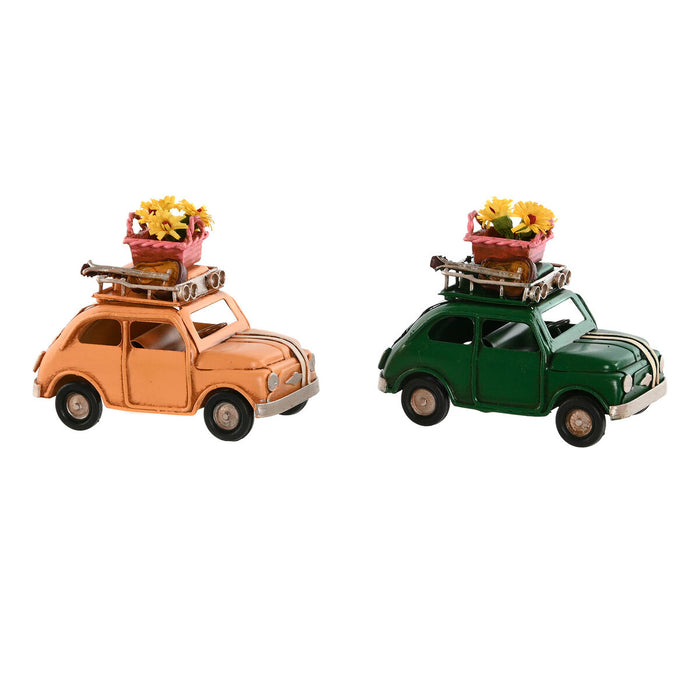 Figură Decorativă Home ESPRIT Portocaliu Mașină Vintage 10 x 5 x 7 cm (2 Unități)