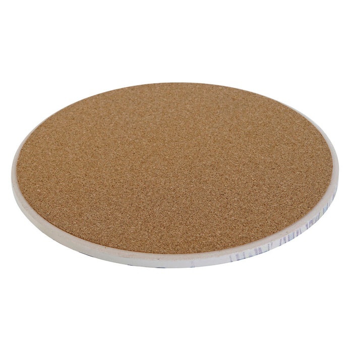 Suport Protecție pentru Masă Home ESPRIT Plută Dolomite 20 x 20 x 0,7 cm Caramidă (4 Unități)
