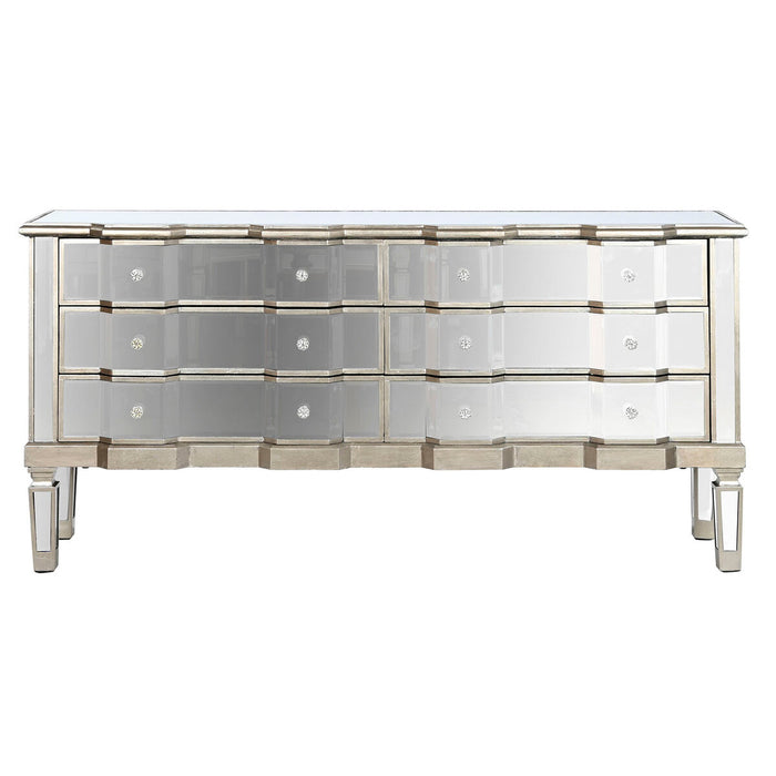 Servantă Home ESPRIT Argintiu 146 x 36 x 73 cm