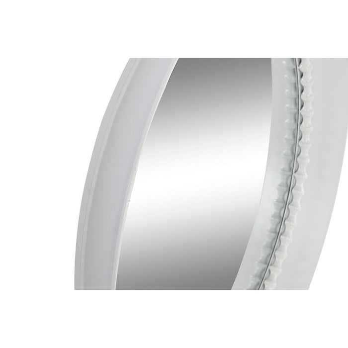 Oglindă de perete Home ESPRIT Alb Metal Urban 85,5 x 9,5 x 85,5 cm