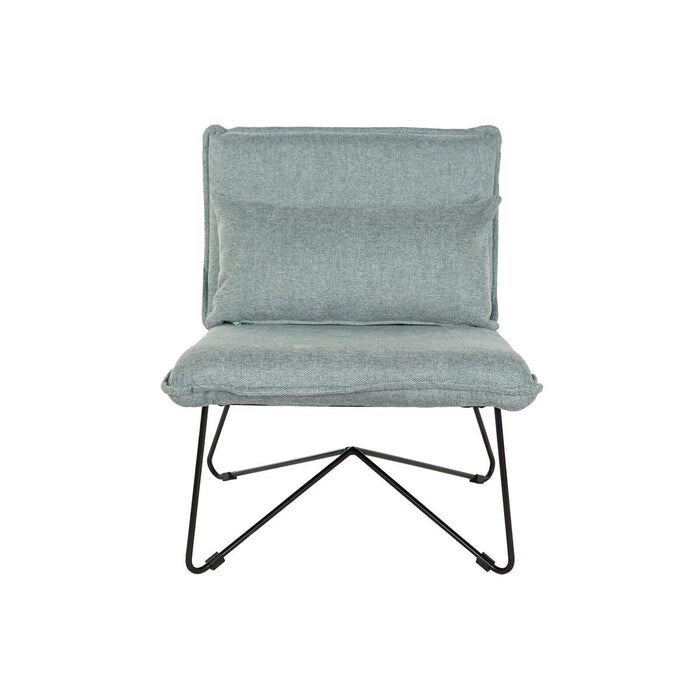Fotoliu Home ESPRIT Negru Verde Metal 66 x 78 x 75 cm