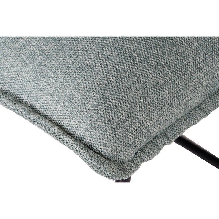 Fotoliu Home ESPRIT Negru Verde Metal 66 x 71 x 77 cm