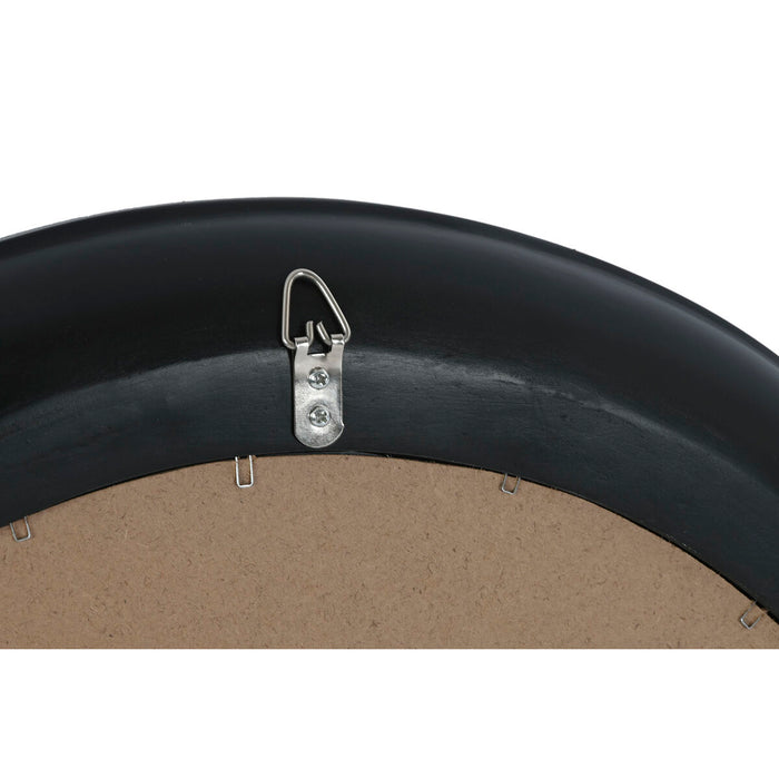 Oglindă de perete Home ESPRIT Negru Auriu* Rășină Romantic 64 x 5 x 64 cm