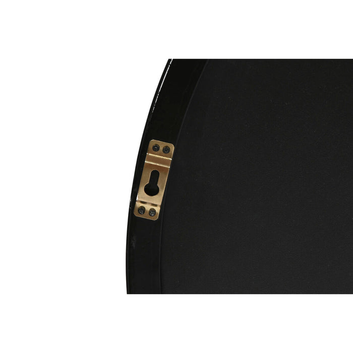 Oglindă de perete Home ESPRIT Negru Metal Modern Finisaj învechit 90 x 5 x 90 cm