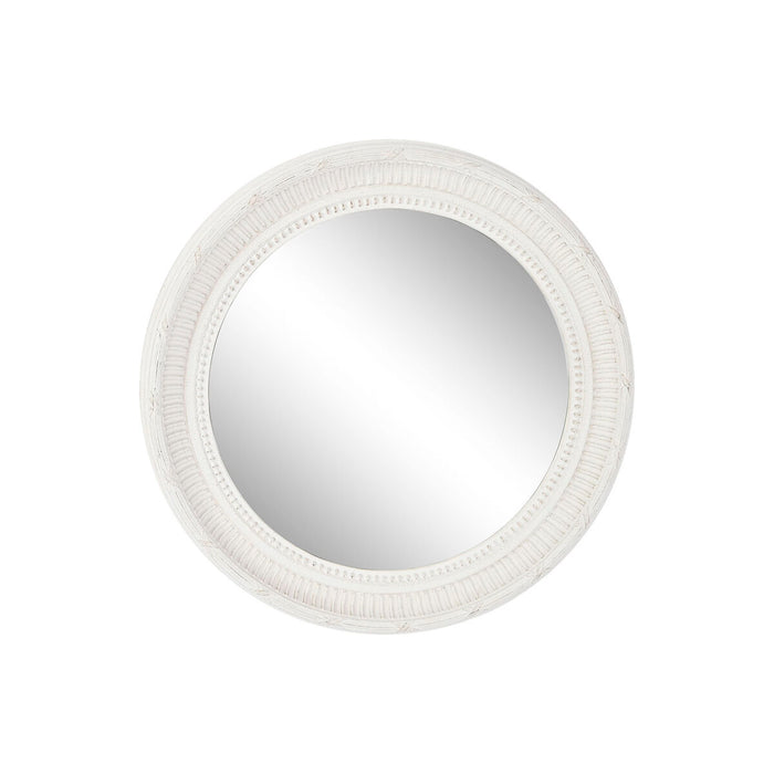 Oglindă de perete Home ESPRIT Alb Lemn 66 x 5 x 66 cm