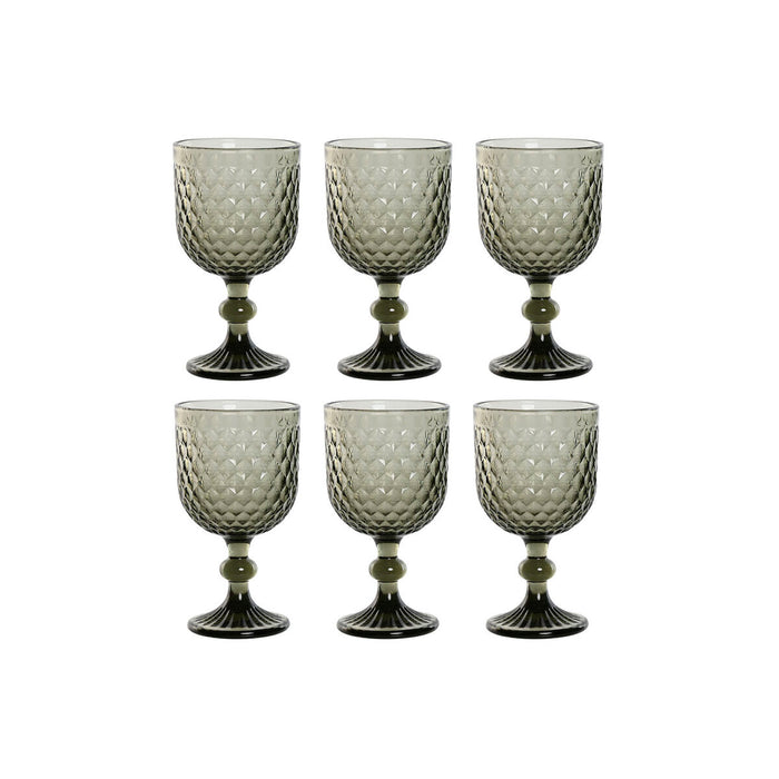 Set de pahare Home ESPRIT Geam 325 ml (6 Unități)