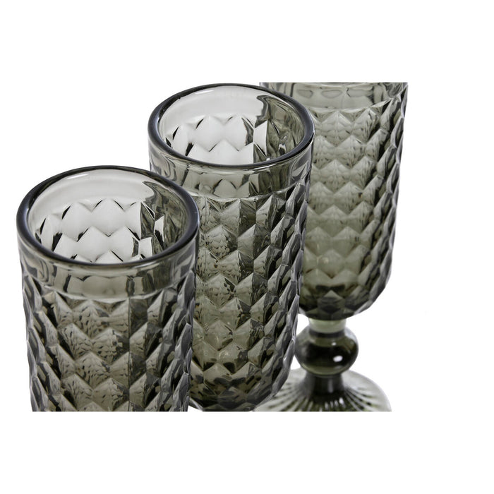 Set de pahare Home ESPRIT Geam 150 ml (6 Unități)