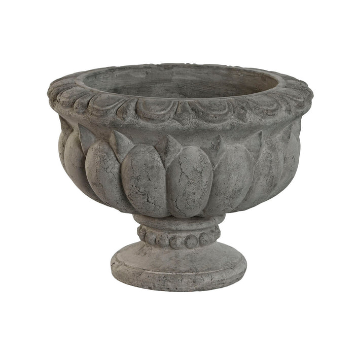 Decorațiune pentru Centrul Mesei Home ESPRIT Gri Romantic Finisaj învechit 39 x 39 x 28 cm