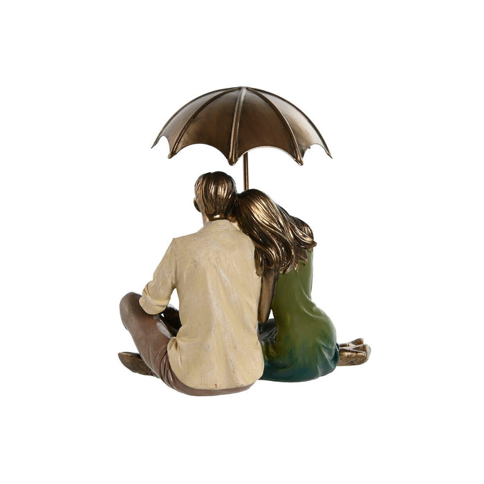 Figură Decorativă Home ESPRIT Verde Auriu* Partener 15 x 11,5 x 12 cm