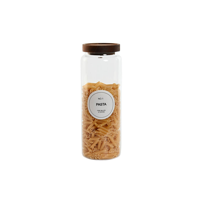 Set de 4 tuburi Home ESPRIT Natural Salcâm Sticlă borosilicată 1 L 1,3 L 1,7 L 10 x 10 x 29,5 cm
