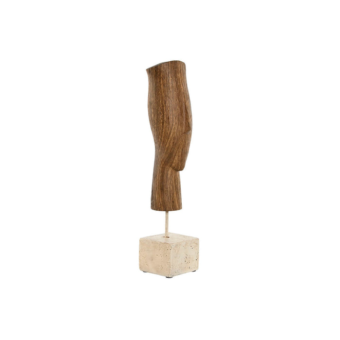Figură Decorativă Home ESPRIT Alb Maro Față 8,5 x 8,5 x 37,5 cm