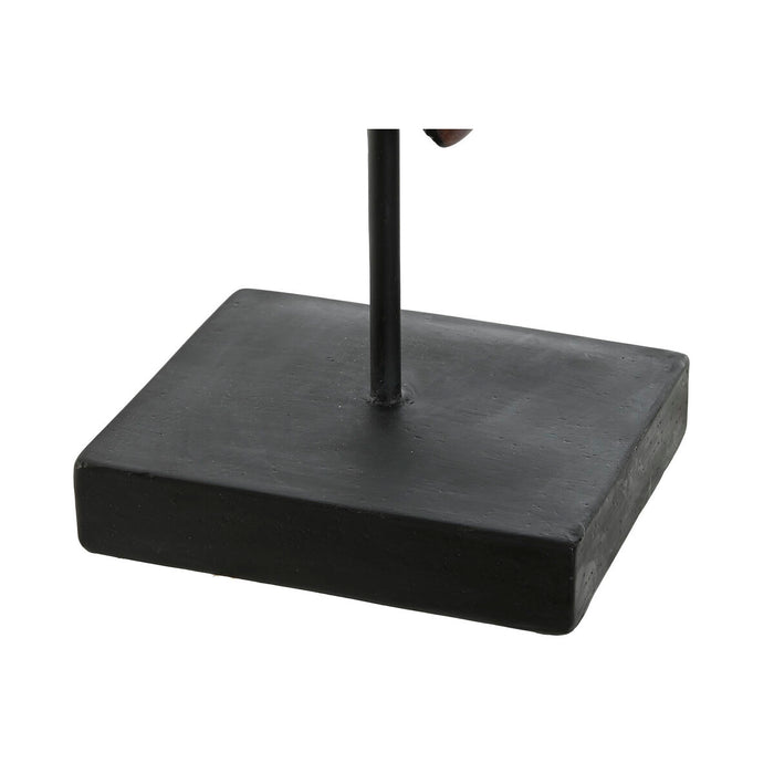 Figură Decorativă Home ESPRIT Negru Maro închis Cal 27 x 13 x 42,5 cm