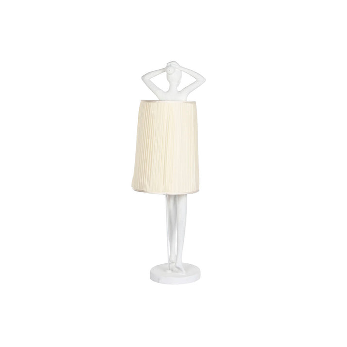 Lampă cu Picior Home ESPRIT Alb Rășină 50 W 220 V 46 x 41 x 137,5 cm