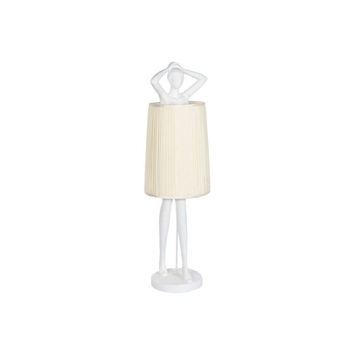 Lampă cu Picior Home ESPRIT Alb Rășină 50 W 220 V 46 x 41 x 137,5 cm