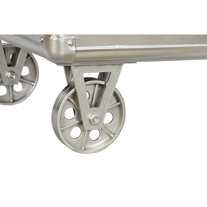 Masa de Cafea Home ESPRIT Metal Geam 100 x 52 x 46 cm