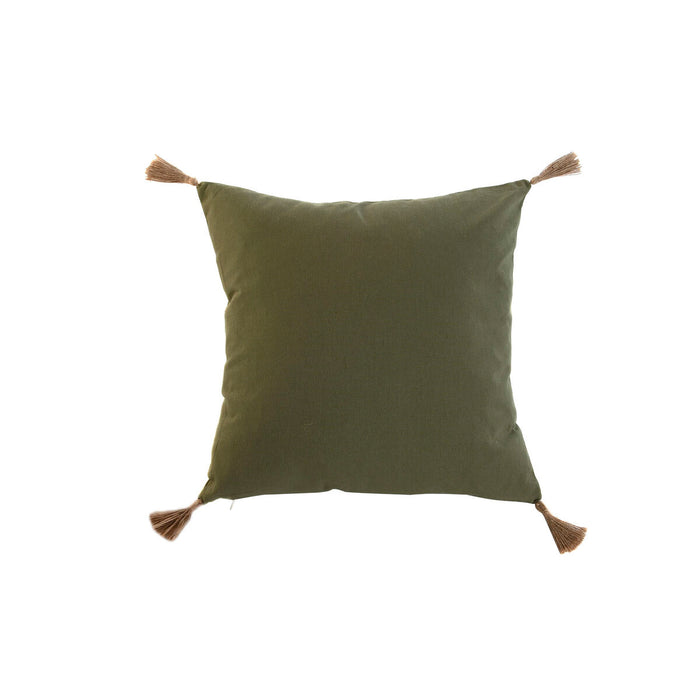 Pernă Home ESPRIT Verde Natural Boho 45 x 5 x 45 cm